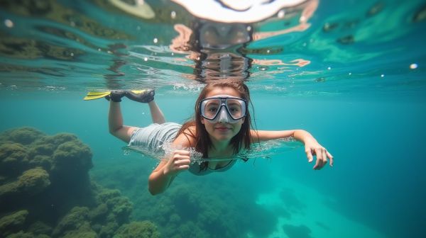 Flossen beim schnorcheln: warum kürzere flossen besser sind