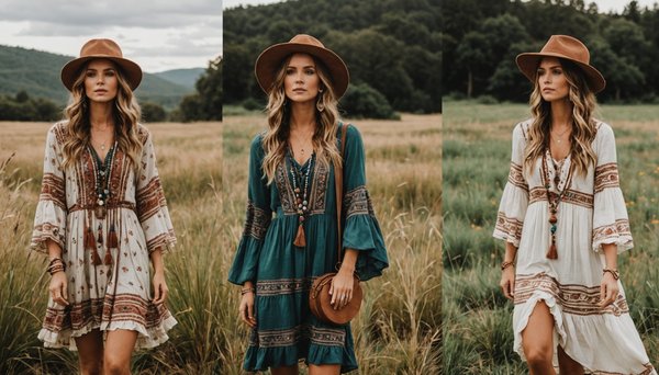 Traumhafte boho chic edle hippie kleider für jeden anlass